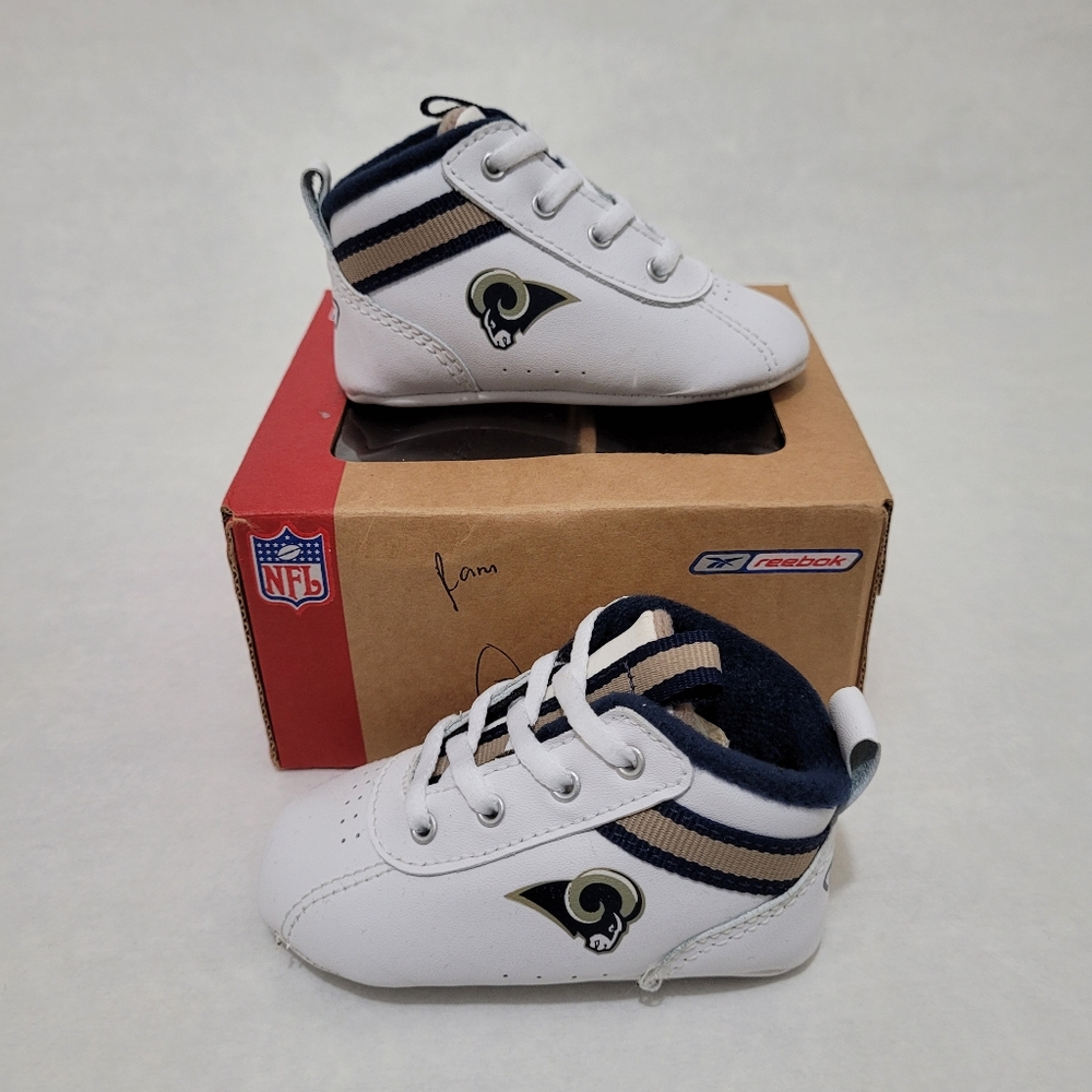 Reebok Vintage NFL St Louis (Now Los Angeles) Rams Cross Training Infant Shoes